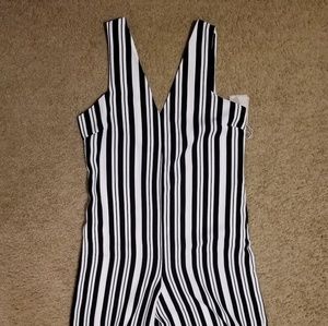 Wide leg crop jumpsuit